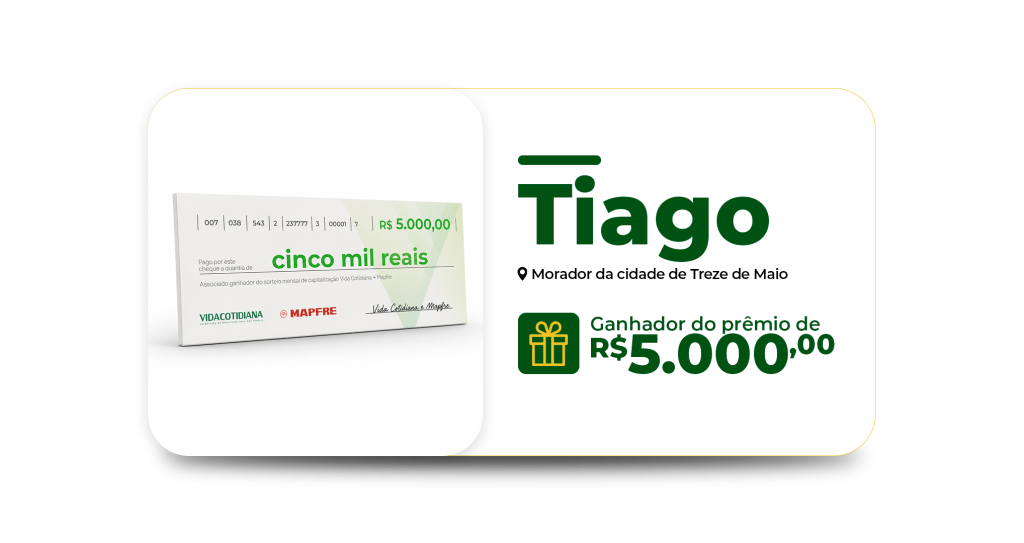 Sorteio Vida Cotidiana